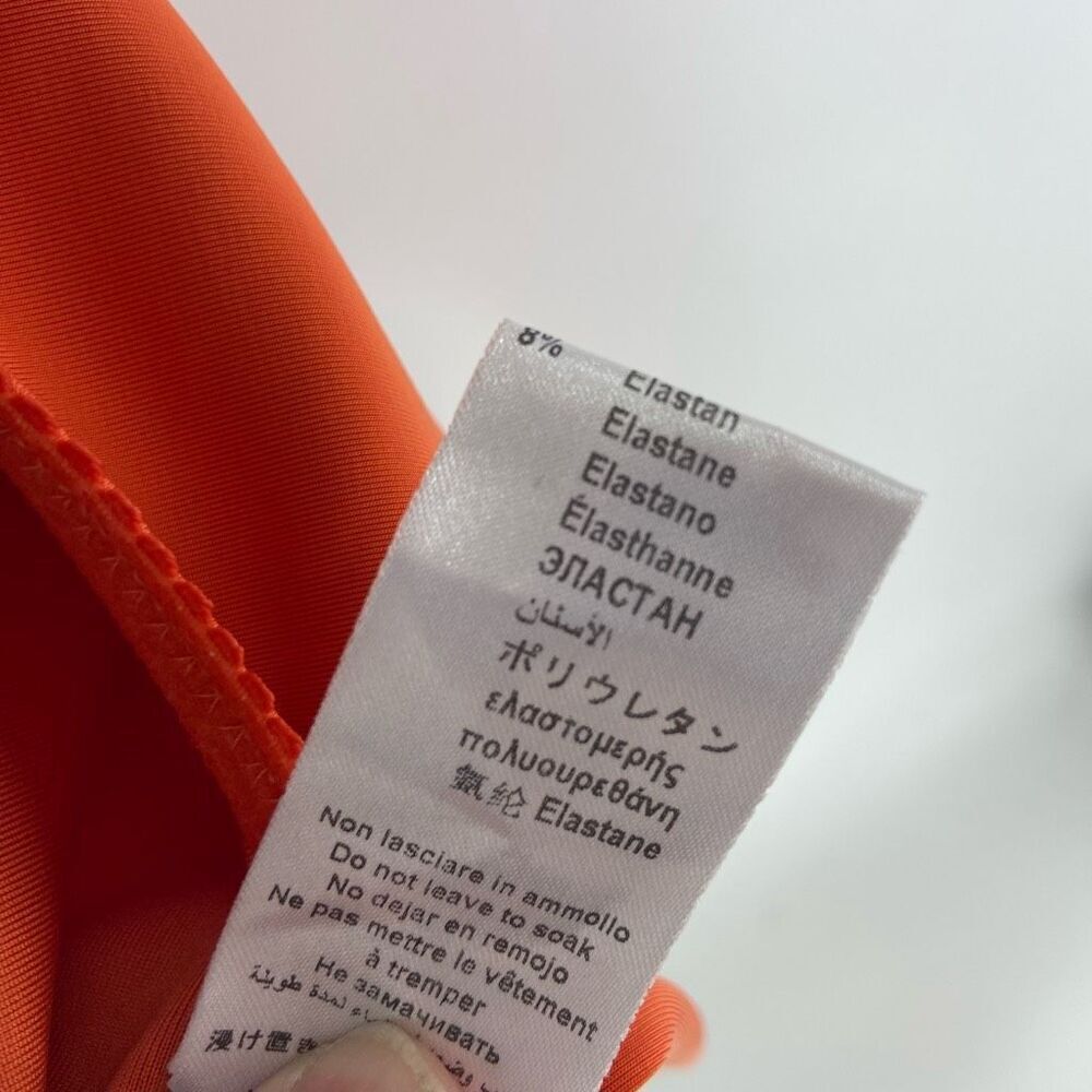 Elisabetta Franchi Women's Orange Stretch Leggings Italian 40 - Picture 8 of 11
